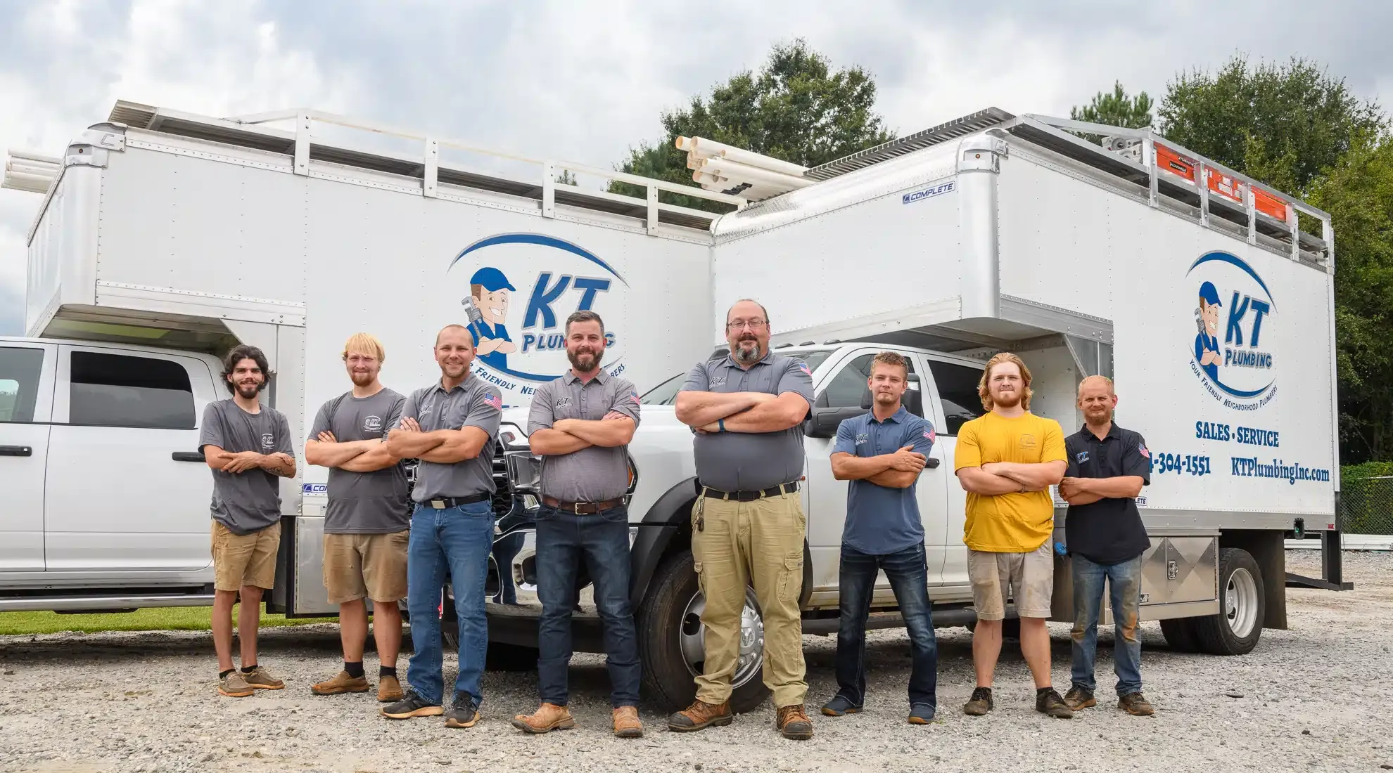 KT Plumbing team in Taylors SC